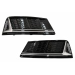 Καλύμματα Κάτω Μάσκας Προφυλακτήρα Για Πλευρικές Γρίλιες Κατάλληλα Για Audi A4 B9 Sedan Avant (2016-2018) RS4 Design Silver Edition