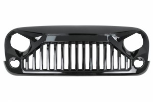Κεντρική Μπροστινή Μάσκα Κατάλληλη Για Jeep Wrangler / Rubicon Jk (2007-2017) Angry Vader Design Μαύρο
