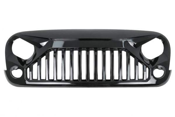 Κεντρική Μπροστινή Μάσκα Κατάλληλη Για Jeep Wrangler / Rubicon Jk (2007-2017) Angry Vader Design Μαύρο
