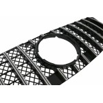 Κεντρική Μπροστινή Μάσκα Κατάλληλη Για Mercedes Ml W164 Facelift (07.2008-2011) GT-R Panamericana Design Μαύρο Χρώμιο