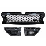 Κεντρική Μάσκα Και Πλευρικοί Αεραγωγοί Κατάλληλο Για Land Range Rover Sport L320 Facelift (2009-2013) Autobiography Look All Black Edition Κεντρική Μάσκα Και Πλευρικοί Αεραγωγοί Κατάλληλο Για Land Range Rover Sport L320 Facelift (2009-2013) Autobiography Look All Black Edition