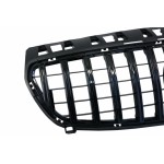 Κεντρική Μάσκα Κατάλληλη Για Mercedes A-Class W176 (2012-08.2015) A45 GT-R Panamericana Design All Black