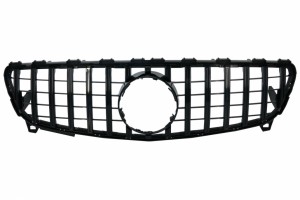 Κεντρική Μάσκα Κατάλληλη Για Mercedes A-Class W176 Facelift (09.2015-2018) A45 GT-R Panamericana Design All Black