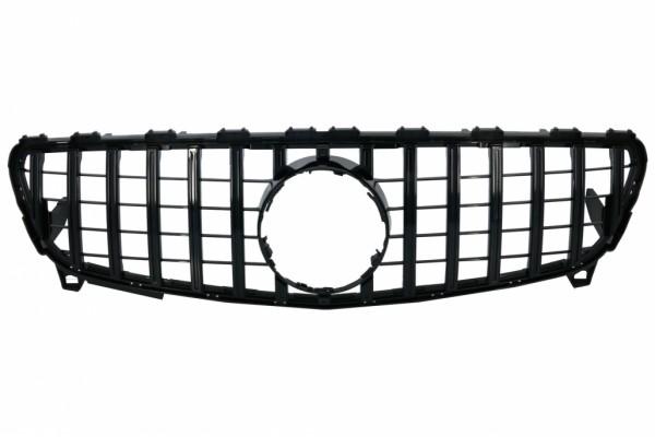 Κεντρική Μάσκα Κατάλληλη Για Mercedes A-Class W176 Facelift (09.2015-2018) A45 GT-R Panamericana Design All Black