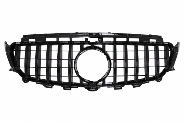 Κεντρική Μάσκα Κατάλληλη Για Mercedes E-Class W213 S213 C238 A238 (2016-2019) GT-R Panamericana Design Μαύρο Κεντρική Μάσκα Κατάλληλη Για Mercedes E-Class W213 S213 C238 A238 (2016-2019) GT-R Panamericana Design Μαύρο