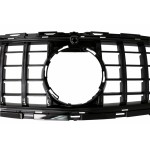 Κεντρική Μάσκα Κατάλληλη Για Mercedes E-Class Facelift W213 S213 C238 A238 Sport Line (2020-Up) GT-R Panamericana Design Μαύρο