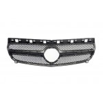 Κεντρική Μάσκα Κατάλληλη Για Mrcedes A-Class W176 (2012-2015) A45 Design Silver