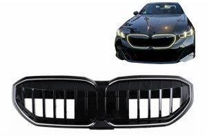 Κεντρική Μάσκα Νεφρών Κατάλληλη Για Bmw Σειρά 5 G60 G61 (2023-) Με Led