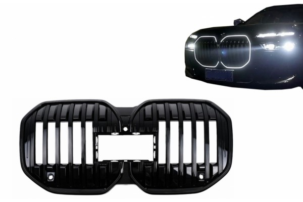 Κεντρική Μάσκα Νεφρών Κατάλληλη Για Bmw Σειρά 7 G70 (2022-και μετά) Με Led