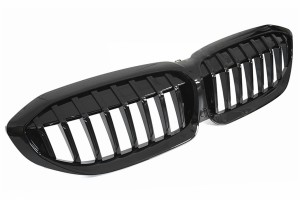 Κεντρικές Γρίλιες Νεφρών Κατάλληλες Για Bmw Σειρά 3 G20 Sedan G21 Touring (2019-2022) Piano Black