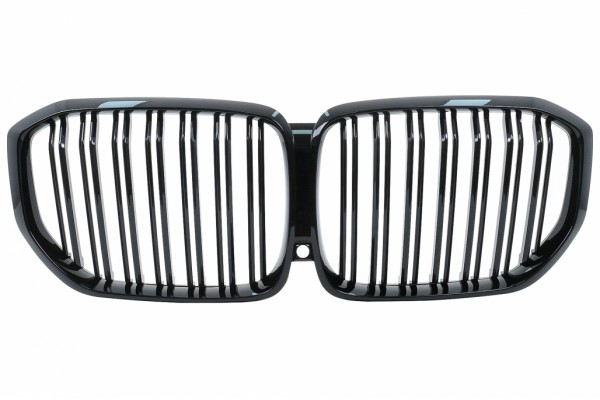 Κεντρικές Γρίλιες Νεφρών Κατάλληλες Για Bmw X5 G05 (2018-2022) Double Stripe M Design Piano Black Κεντρικές Γρίλιες Νεφρών Κατάλληλες Για Bmw X5 G05 (2018-2022) Double Stripe M Design Piano Black