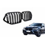 Κεντρικές Γρίλιες Νεφρών Κατάλληλες Για Bmw X6 G06 (2019–) Διπλή Ρίγα M Design Piano Black Κεντρικές Γρίλιες Νεφρών Κατάλληλες Για Bmw X6 G06 (2019–) Διπλή Ρίγα M Design Piano Black