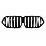 Κεντρικές Γρίλιες Νεφρών Κατάλληλες Για Bmw X6 G06 (2019-2022) Διπλή Ρίγα Πιάνου Μαύρο