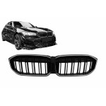Κεντρικές Γρίλιες Νεφρών Με Led Κατάλληλες Για Bmw Σειρά 3 G20 Sedan G21 Touring Lci (2023-2025) Piano Black Κεντρικές Γρίλιες Νεφρών Με Led Κατάλληλες Για Bmw Σειρά 3 G20 Sedan G21 Touring Lci (2023-2025) Piano Black