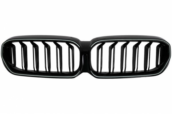 Κεντρικές Γρίλιες Νεφρών Με Led Κατάλληλες Για Bmw Σειρά 5 G30 G31 Lci (07.2020-2023) Διπλή Ρίγα Σχεδίασης Πιάνου Μαύρο Κεντρικές Γρίλιες Νεφρών Με Led Κατάλληλες Για Bmw Σειρά 5 G30 G31 Lci (07.2020-2023) Διπλή Ρίγα Σχεδίασης Πιάνου Μαύρο