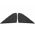 Κλασικές Περσίδες Πλευρικού Παραθύρου Quarter Κατάλληλες Για Ford Mustang Mk6 Vi Έκτη Γενιά (2015-2019) Ματ Μαύρο Σχεδιασμός Pft