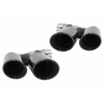 Μπούκες Σιγαστήρα Εξάτμισης Κατάλληλες Για Bmw X5 G05 X6 G06 X7 G07 40i M-Package (2018-και μετά) Μαύρο