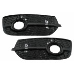 Καλύμματα Φώτων Ομίχλης Για Πλευρικές Γρίλιες Κατάλληλα Για Audi Q3 8U (2011-2014) Rs Design Piano Black