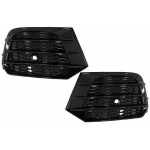 Καλύμματα Φώτων ομίχλης, Πλαϊνές γρίλιες, Κατάλληλα Για Audi Q3 8U Facelift (2014-2017) Rs Design Piano Black