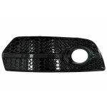 Καλύμματα Φώτων Ομίχλης Για Πλευρικές Γρίλιες Κατάλληλα Για Audi Q5 Suv 8R (2008-2011) Rs Design Piano Black