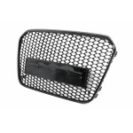 Μπροστινή Μάσκα Χωρίς Σήματα Κατάλληλη Για Audi A6 C7 4G (2011-10.2014) Σε Γυαλιστερό Μαύρο Χρώμα