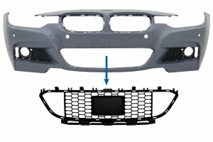 Κεντρική Κάτω Μάσκα Μπροστινού Προφυλακτήρα Κατάλληλη Για Bmw Σειρά 3 F30 F31 M-Tech (2011-2019) Για Acc