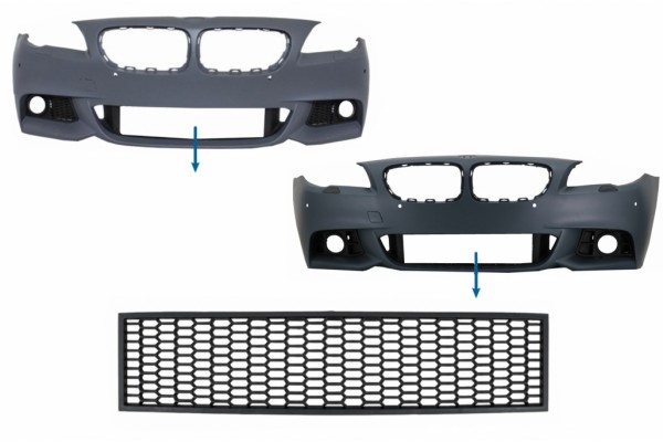 Κεντρική Κάτω Μάσκα Μπροστινού Προφυλακτήρα Κατάλληλη Για Bmw Σειρά 5 F10 F11 M-Tech (2009-2017)