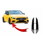 Πτερύγια Εμπρός προφυλακτήρα, Πλαϊνά Πτερύγια Κατάλληλα Για Mercedes A-Class W177 V177 (04.2018-2022) A35 Design Black Edition Πτερύγια Εμπρός προφυλακτήρα, Πλαϊνά Πτερύγια Κατάλληλα Για Mercedes A-Class W177 V177 (04.2018-2022) A35 Design Black Edition