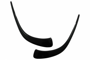 Πτερύγια Εμπρός προφυλακτήρα, Πλαϊνά πτερύγια, Κατάλληλα Για Mercedes Cla C118 X118 Sport Line (2019-05.2023) Piano Black