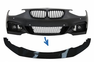 Αεροτομή Εμπρός Προφυλακτήρα Κατάλληλη Για Bmw Σειρά 1 F20 F21 (2011-2014) Σειρά 2 F22 F23 (2014-up) M Sport M-Performance Design
