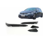 Πτερύγια Εμπρός Προφυλακτήρα Κατάλληλα Για Vw Golf 7.5 5G R Hatchback (2017-2020) Carbon Look Πτερύγια Εμπρός Προφυλακτήρα Κατάλληλα Για Vw Golf 7.5 5G R Hatchback (2017-2020) Carbon Look