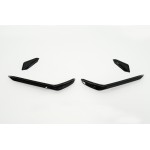 Πτερύγια Εμπρός Προφυλακτήρα Κατάλληλα Για Vw Golf 7.5 5G R Hatchback (2017-2020) Piano Black