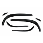 Διαχωριστικά Μπροστινού προφυλακτήρα, Πτερύγια Aero Κατάλληλα Για Mercedes C-Class W205 S205 C205 A205 (2015-2018) C43 Design Piano Black