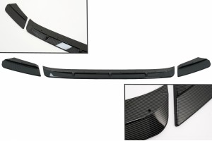 Χείλος Αεροτομής Εμπρός Προφυλακτήρα Κατάλληλο Για Bmw X3M G01 X4M G02 (2018-2020) M Sport Carbon Look