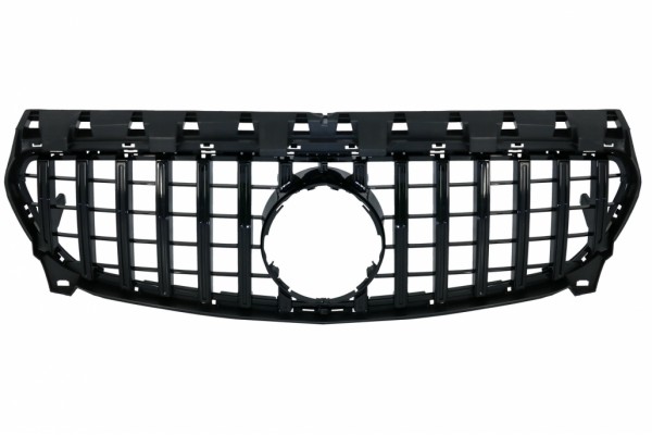 Κεντρική Μάσκα Εμπρός Κατάλληλη Για Mercedes Cla C117 X117 W117 Facelift (2016-2018) CLA45 GT-R Panamericana Design Full Black Κεντρική Μάσκα Εμπρός Κατάλληλη Για Mercedes Cla C117 X117 W117 Facelift (2016-2018) CLA45 GT-R Panamericana Design Full Black