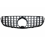 Κεντρική Μάσκα Εμπρός Κατάλληλη Για Mercedes Glc X253 C253 (2015-2018) Gt R Panamericana Look Chrome