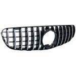 Κεντρική Μάσκα Εμπρός Κατάλληλη Για Mercedes Glc X253 C253 (2015-2018) Gt R Panamericana Look Chrome