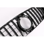 Κεντρική Μάσκα Εμπρός Κατάλληλη Για Mercedes Glc X253 C253 Facelift (2020-2021) Gtr Panamericana Design All Black