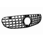 Κεντρική Μάσκα Εμπρός Κατάλληλη Για Mercedes Glc X253 C253 Facelift (2020-2021) Standard&OFF-ROAD Gtr Panamericana Design Χρωμίου