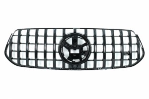 Κεντρική Μάσκα Εμπρός Κατάλληλη Για Mercedes Gle Suv W167 V167 Gle Coupe C167 Sport Package (2019-06.2023) Gtr Panamericana Design All Black