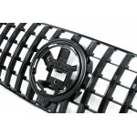 Κεντρική Μάσκα Εμπρός Κατάλληλη Για Mercedes Gle Suv W167 V167 Gle Coupe C167 Sport Package (2019-06.2023) Gtr Panamericana Design All Black