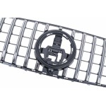 Κεντρική Μάσκα Εμπρός Κατάλληλη Για Mercedes Gle Suv W167 V167 Gle Coupe C167 Sport Package (2019-06.2023) Gtr Panamericana Design Σε Γυαλιστερό Μαύρο Και Χρώμιο