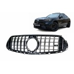 Κεντρική Μάσκα Εμπρός Κατάλληλη Για Mercedes GLC-Class Suv X254 Coupe C254 (2022-2027) Gtr Design