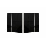 Κάλυμμα Μπροστινής Μάσκας Distronic Κατάλληλο Για Mercedes S-Class W222 X222 (2014-2020) Κάθετου Σχεδιασμού Χρωμίου