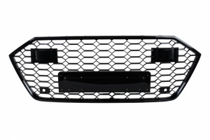 Μπροστινή Μάσκα Κατάλληλη Για Audi A7 4K8 (2018-) Rs Design Piano Black
