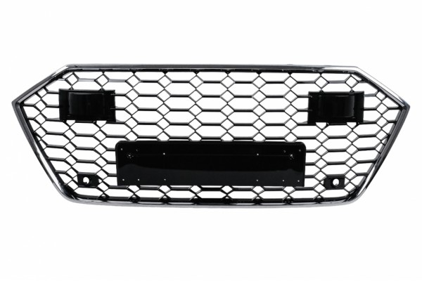Μπροστινή Μάσκα Κατάλληλη Για Audi A7 4K8 (2018-) Rs Design Chrome