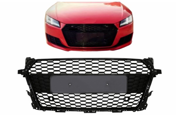 Μπροστινή Μάσκα Κατάλληλη Για Audi Tt Fv 8S (2015-2017) Rs Design Black Μπροστινή Μάσκα Κατάλληλη Για Audi Tt Fv 8S (2015-2017) Rs Design Black