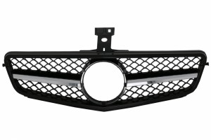 Μπροστινή Μάσκα Κατάλληλη Για Mercedes C-Class W204 S204 Limousine Station Wagon (2007-2014) Sport Piano Black C63 Design