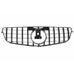 Μπροστινή Μάσκα Κατάλληλη Για Mercedes C-Class W204 S204 Limousine Station Wagon (2007-2014) GT-R Panamericana Design Μαύρο