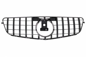 Μπροστινή Μάσκα Κατάλληλη Για Mercedes C-Class W204 S204 Limousine Station Wagon (2007-2014) GT-R Panamericana Design Μαύρο